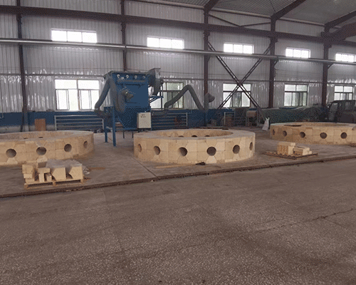 熱風(fēng)爐燃燒器組合磚，紅柱石磚